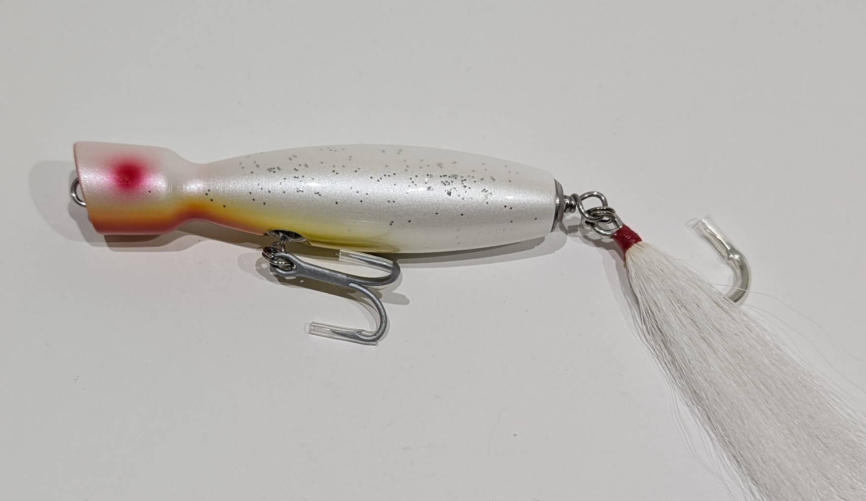 3.75" Popper White 3/4oz-1oz Neutral Bouyant