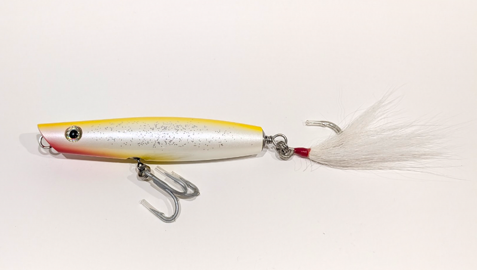 5" 2.0oz PTPs Canal Pencil Popper Yellow Sinking